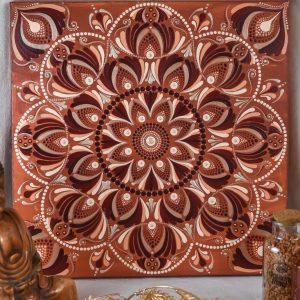 toile désert mandala