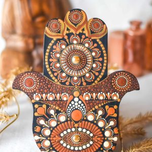 hamsa bois et peint