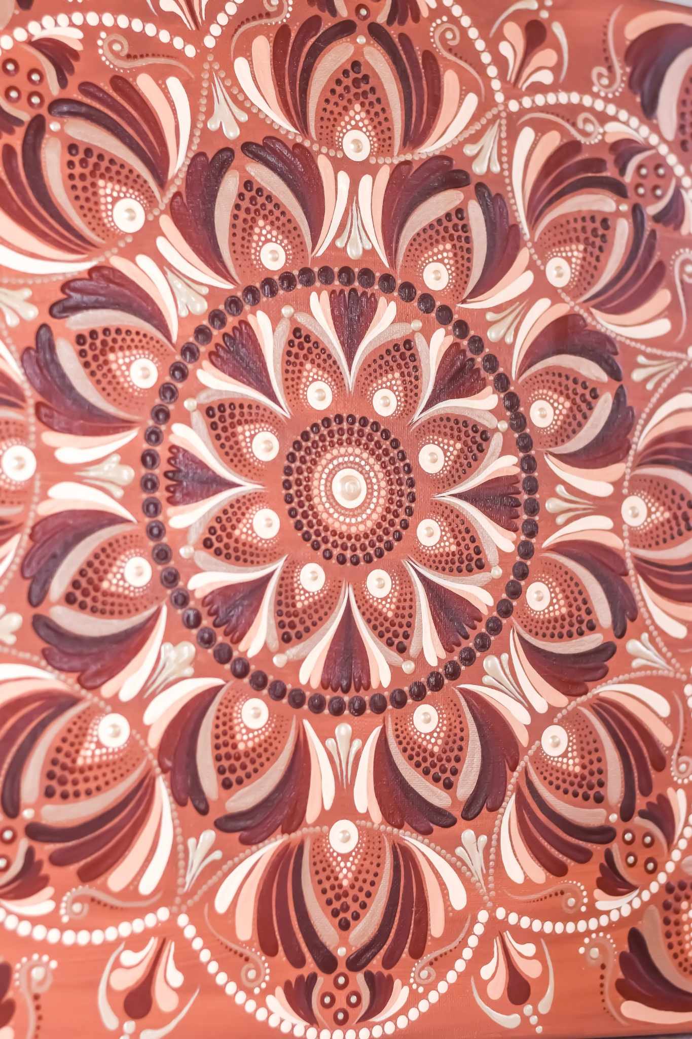 toile désert mandala
