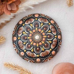 galet rond mandala