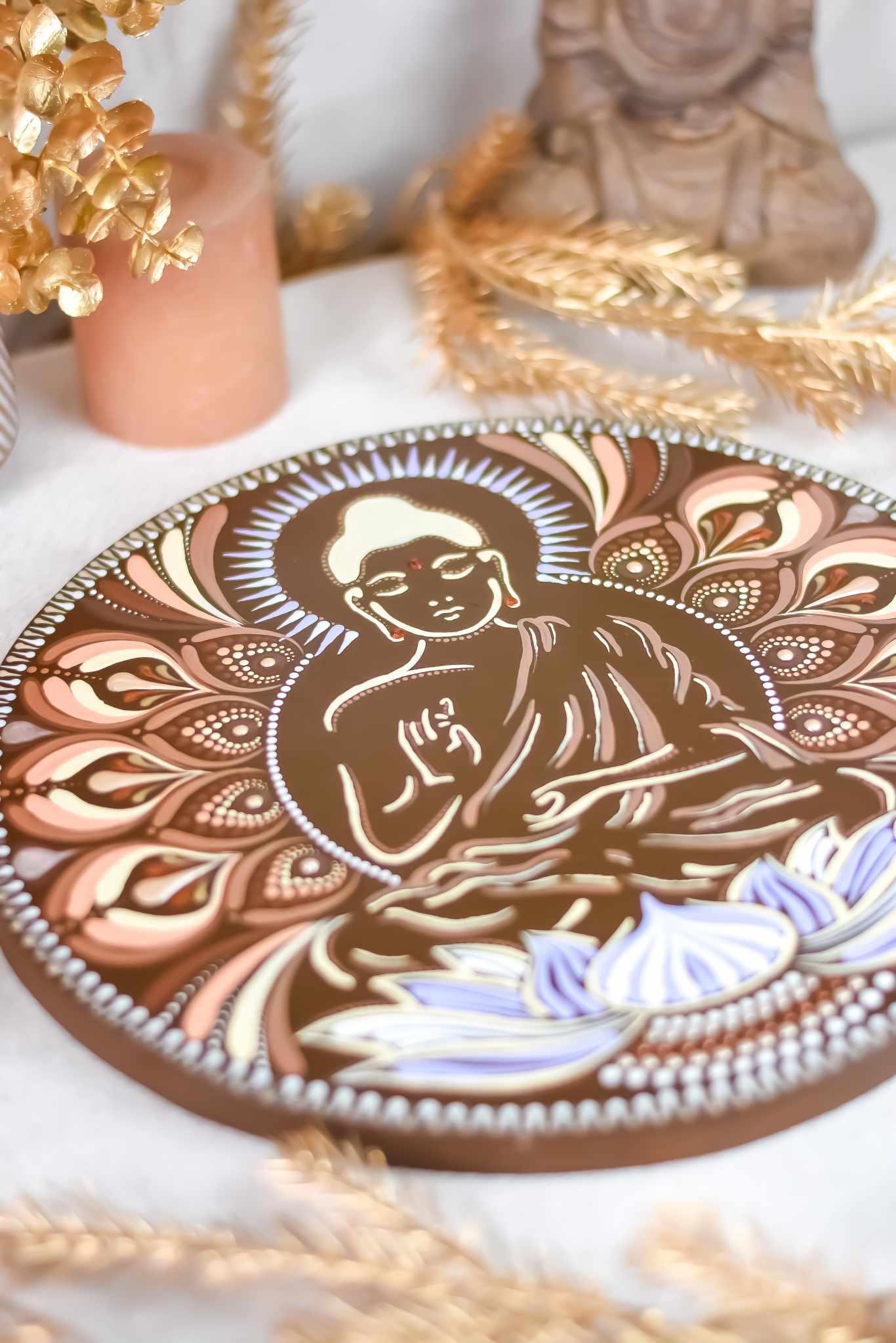 oeuvre unique bouddha